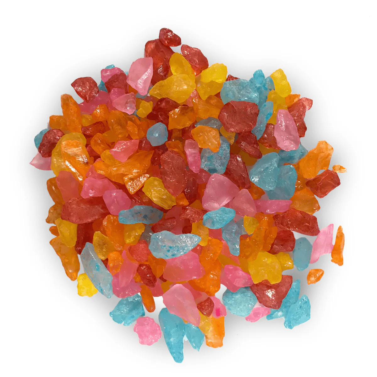 Rock Candy Crystals Assorted Flavor 70g (ROSES BRANDS)
