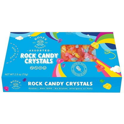 Rock Candy Crystals Assorted Flavor 70g (ROSES BRANDS)