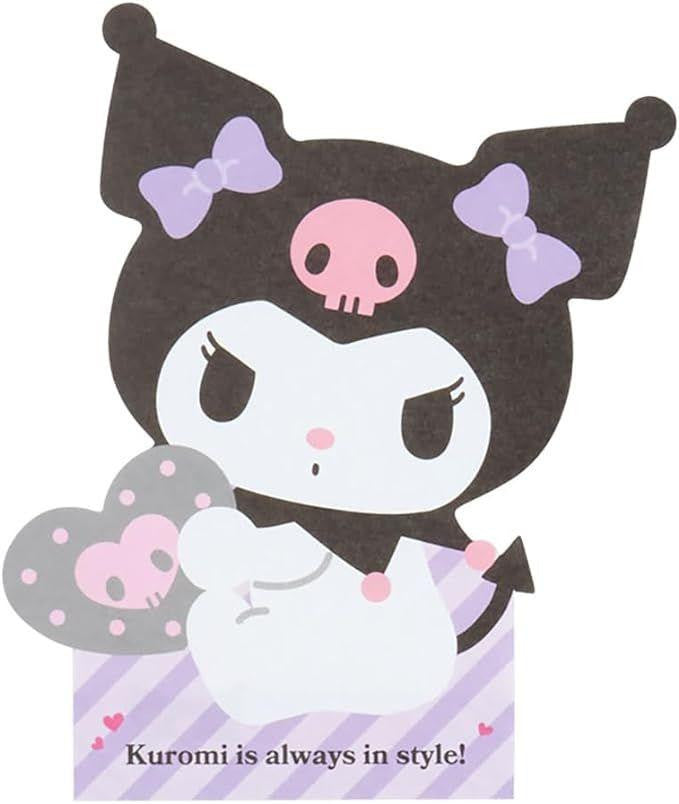 Sanrio Die-Cut Character Shaped Memo Kuromi (SANRIO)