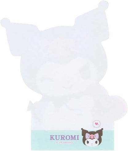 Sanrio Die-Cut Character Shaped Memo Kuromi (SANRIO)