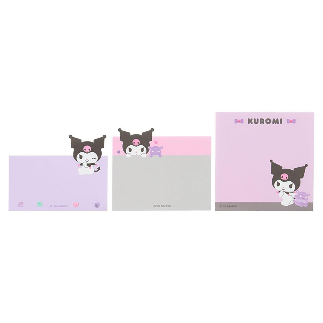 Sanrio 3 Tier Memo Pad Kuromi (SANRIO)