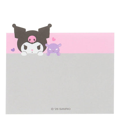 Sanrio 3 Tier Memo Pad Kuromi (SANRIO)