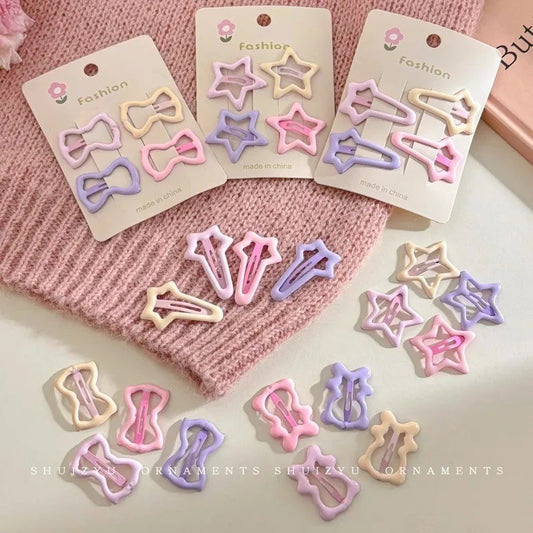 4-Pakning Hårspenner Pastel Dream Clips
