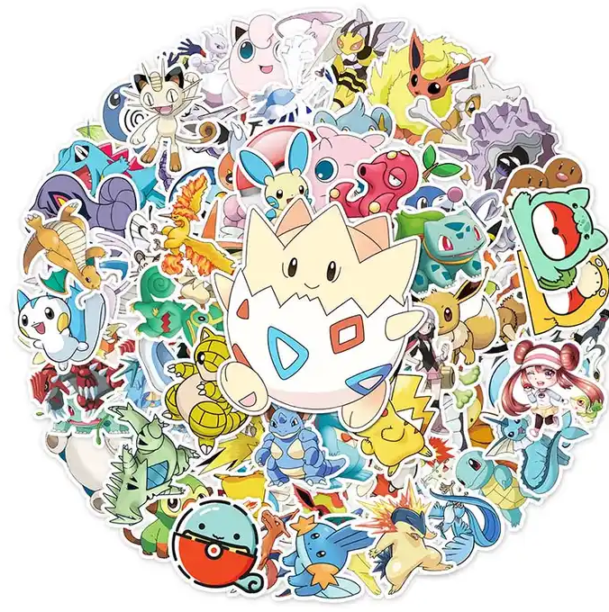 Sticker Flakes Pokemon