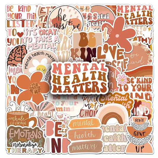 Sticker Flake Motivational Positive Phrases