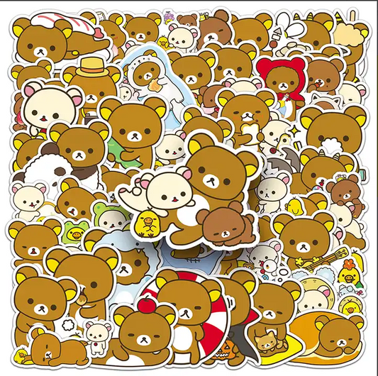 Sticker Flakes Rilakkuma San-X