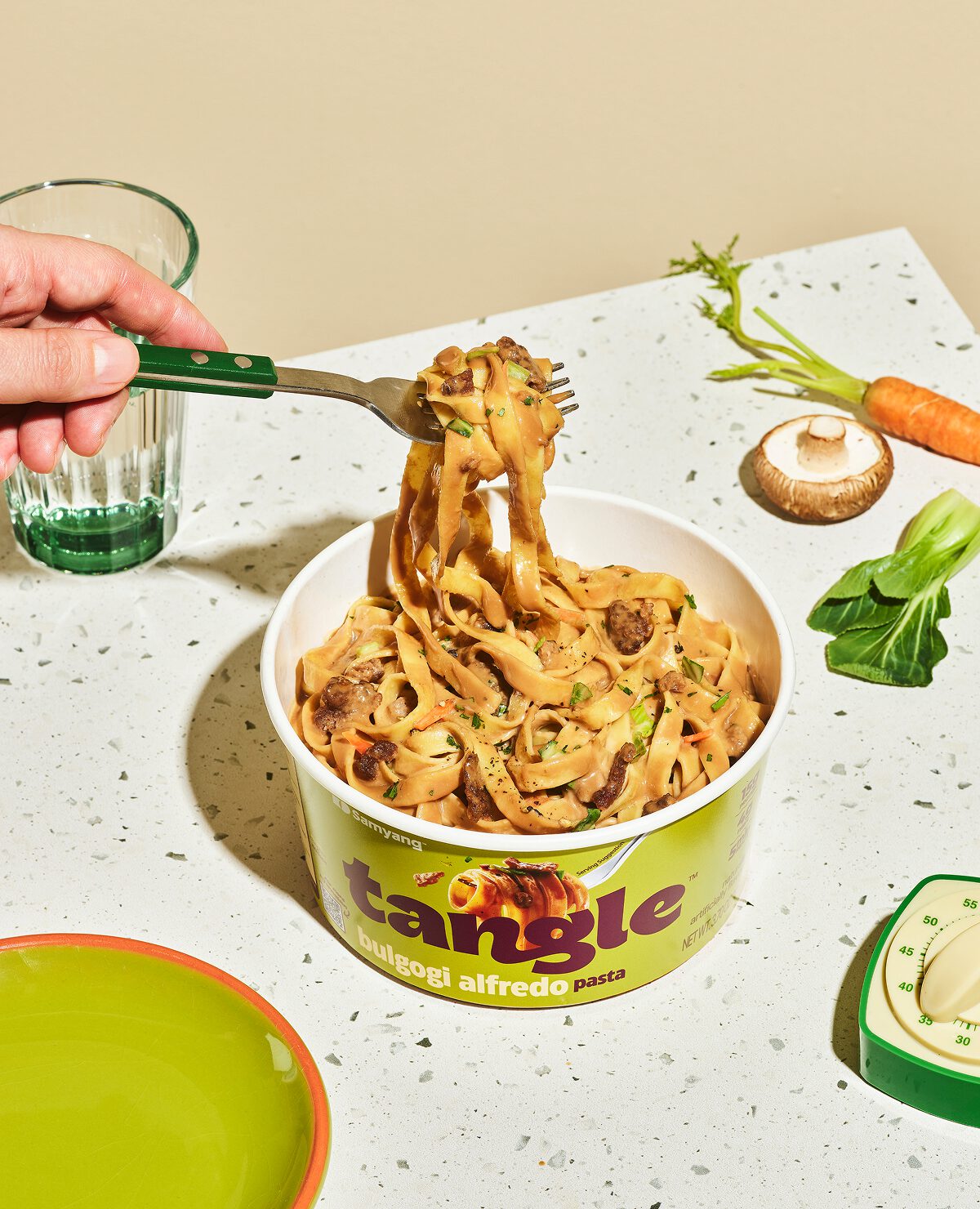 Samyang Big Cup Tangle Creamy Bulgogi Pasta 105g (SAMYANG)