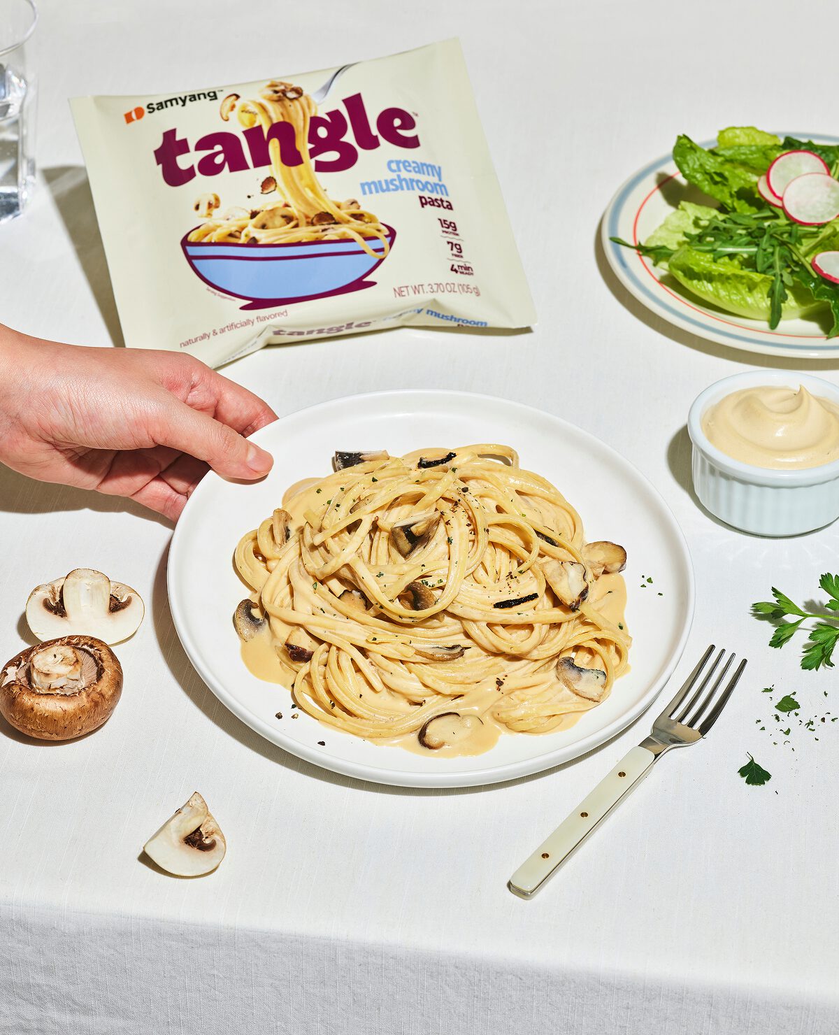 Samyang Tangle Mushroom Cream Pasta 105g (SAMYANG)