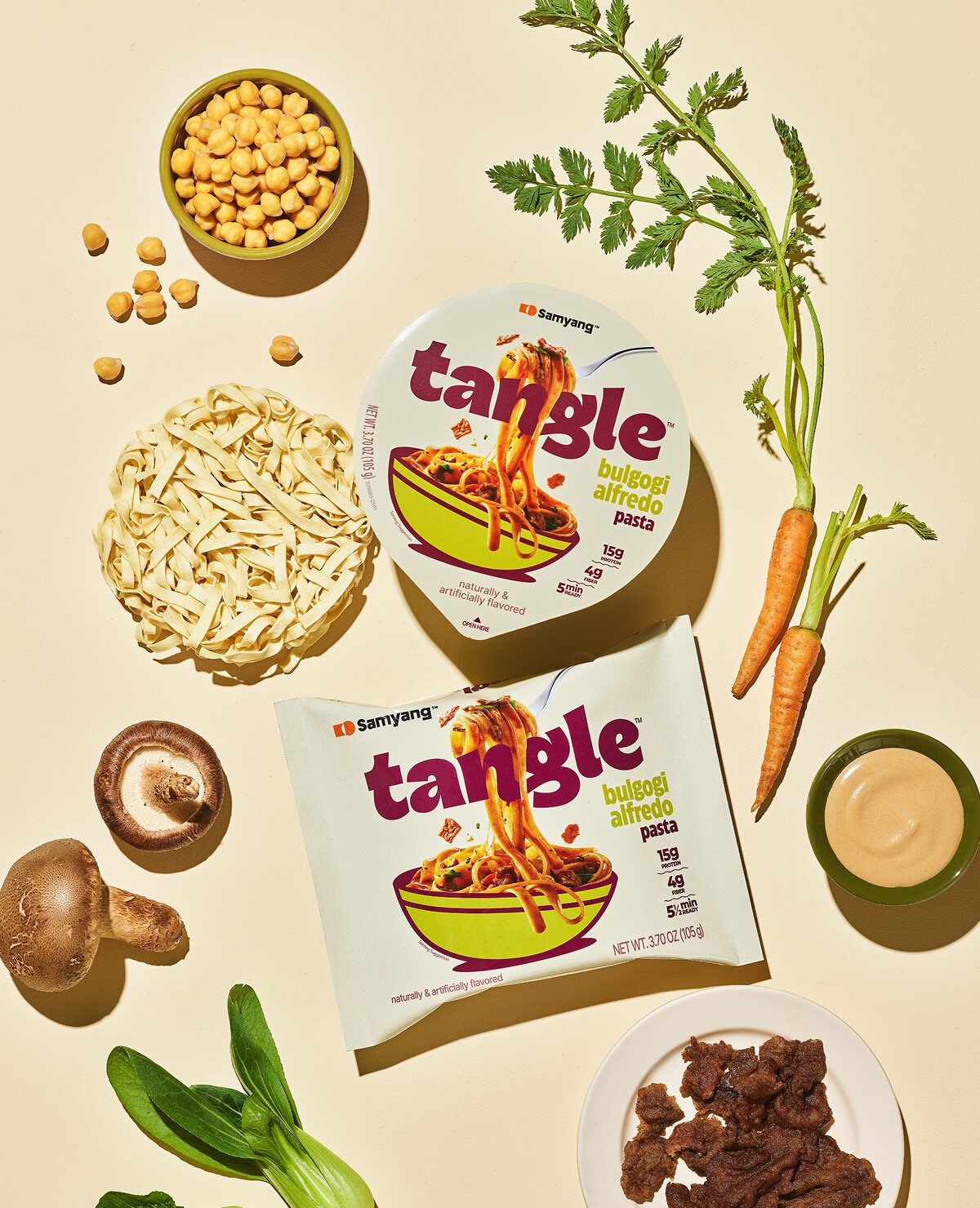 Samyang Big Cup Tangle Creamy Bulgogi Pasta 105g (SAMYANG)