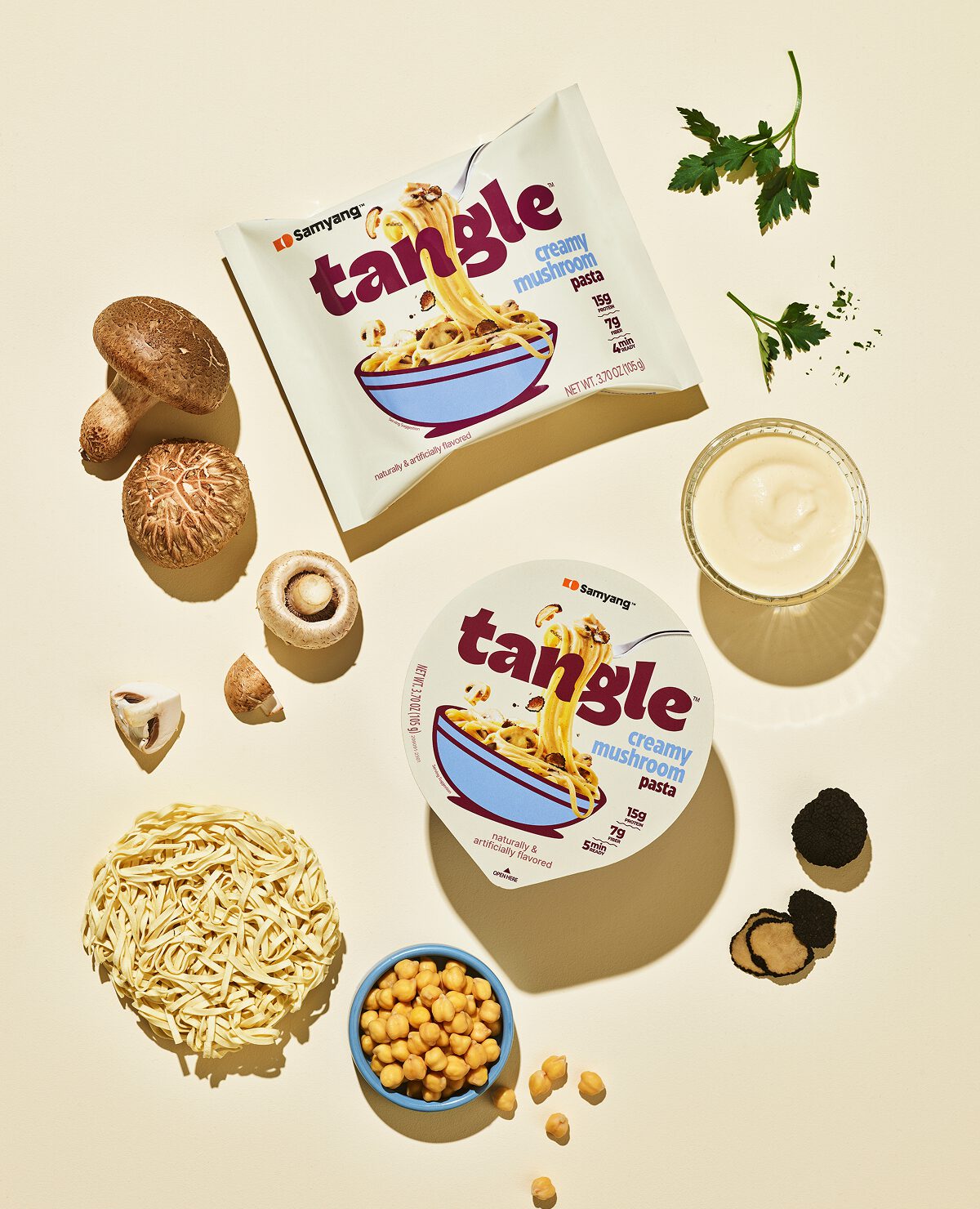 Samyang Tangle Mushroom Cream Pasta 105g (SAMYANG)