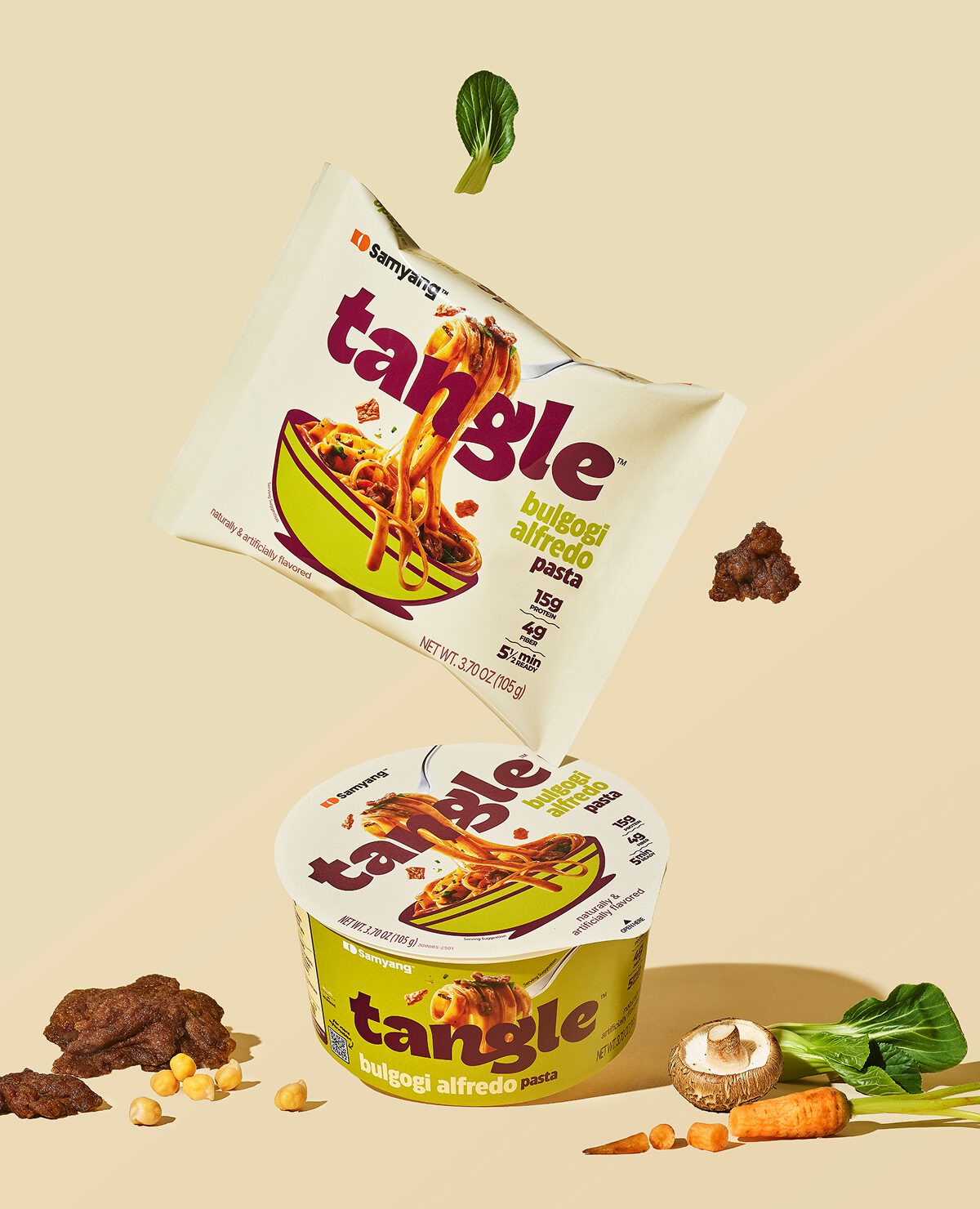 Samyang Big Cup Tangle Creamy Bulgogi Pasta 105g (SAMYANG)