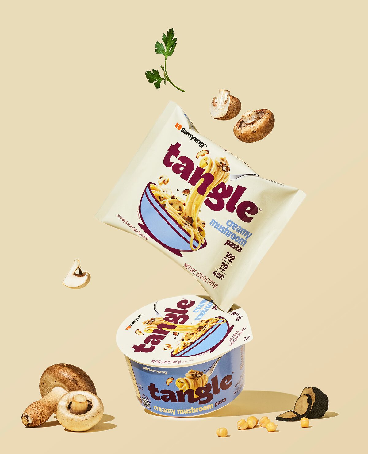 Samyang Tangle Mushroom Cream Pasta 105g (SAMYANG)
