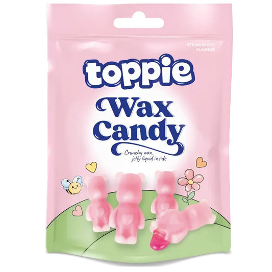 Wax Candy Bear Strawberry 40g (TOPPIE) HALAL