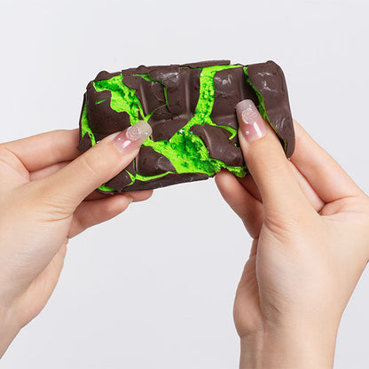 Wax Squishy Crackle Dubai Chocolate